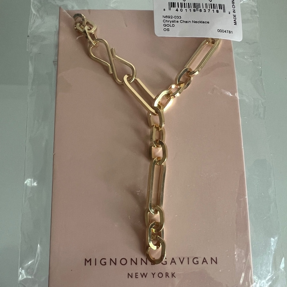 MIGNONNE GAVIGAN Chrystie Chain Necklace